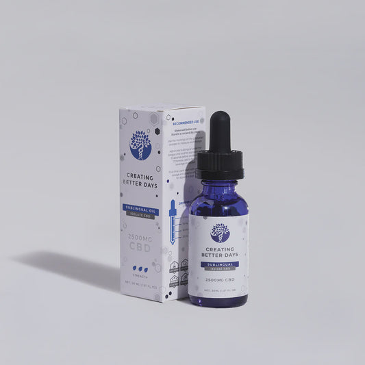 CREATING BETTER DAYS 2500 MG CBD ISOLATE