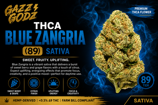 THCA BLUE ZANGRIA (89) (Sativa)