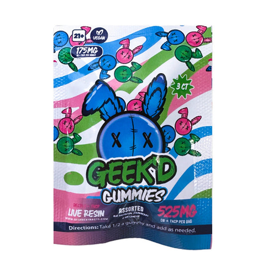 Geeked gummies (3ct) 525mg