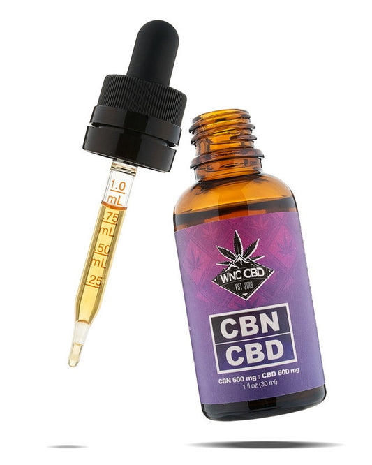 600mg CBN : 600mg CBD Oil Tincture