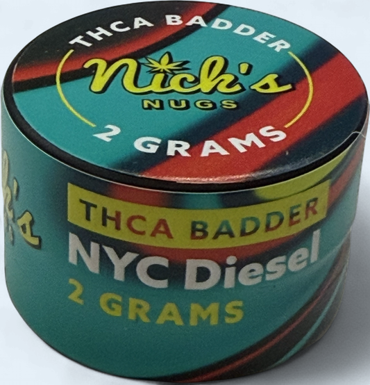 Nick's Nugs NYC Diesel Badder (S) (89.591% THCa) - 2g