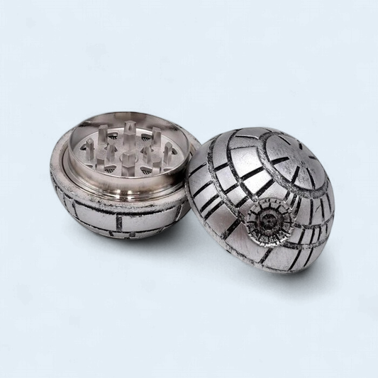Space Wars 2 Piece Grinder - Gray Death Sphere