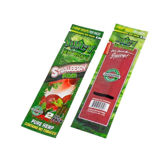 Juicy Hemp Wraps - 2 Pack Strawberry